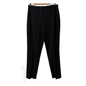 Coldwater Creek Black Classic Fit Straight Leg Side Zip Trousers Mens Size 8